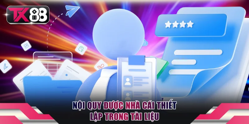 Các nội quy chung nhất được nhà cái thiết lập trong tài liệu