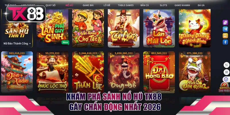 Chuyên mục Slot Game Nổ hũ với giải thưởng Jackpot