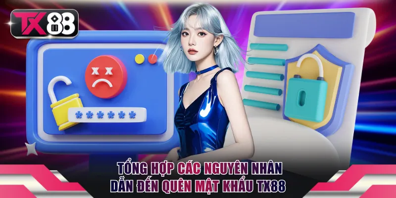Quên Mật Khẩu TX88 - Cách Khôi Phục Nhanh Trong 1 Phút 1 Tổng hợp các nguyên nhân dẫn đến quên mật khẩu TX88